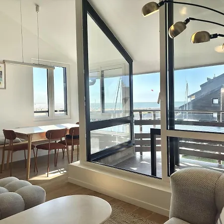 Le Ponant Duplex 3 Bedrooms, 1 Extra, Sea View, Sunset, Parking * דוביל
