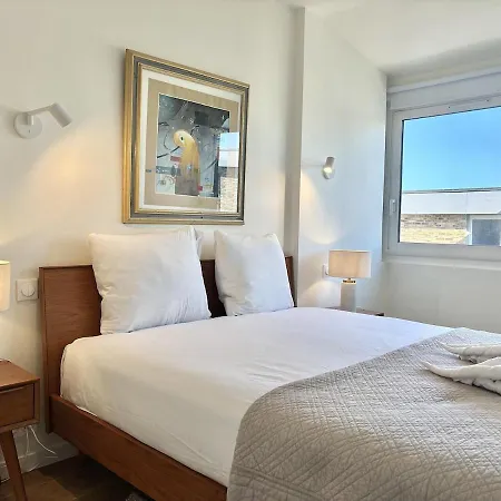 דירה Le Ponant Duplex 3 Bedrooms, 1 Extra, Sea View, Sunset, Parking דוביל
